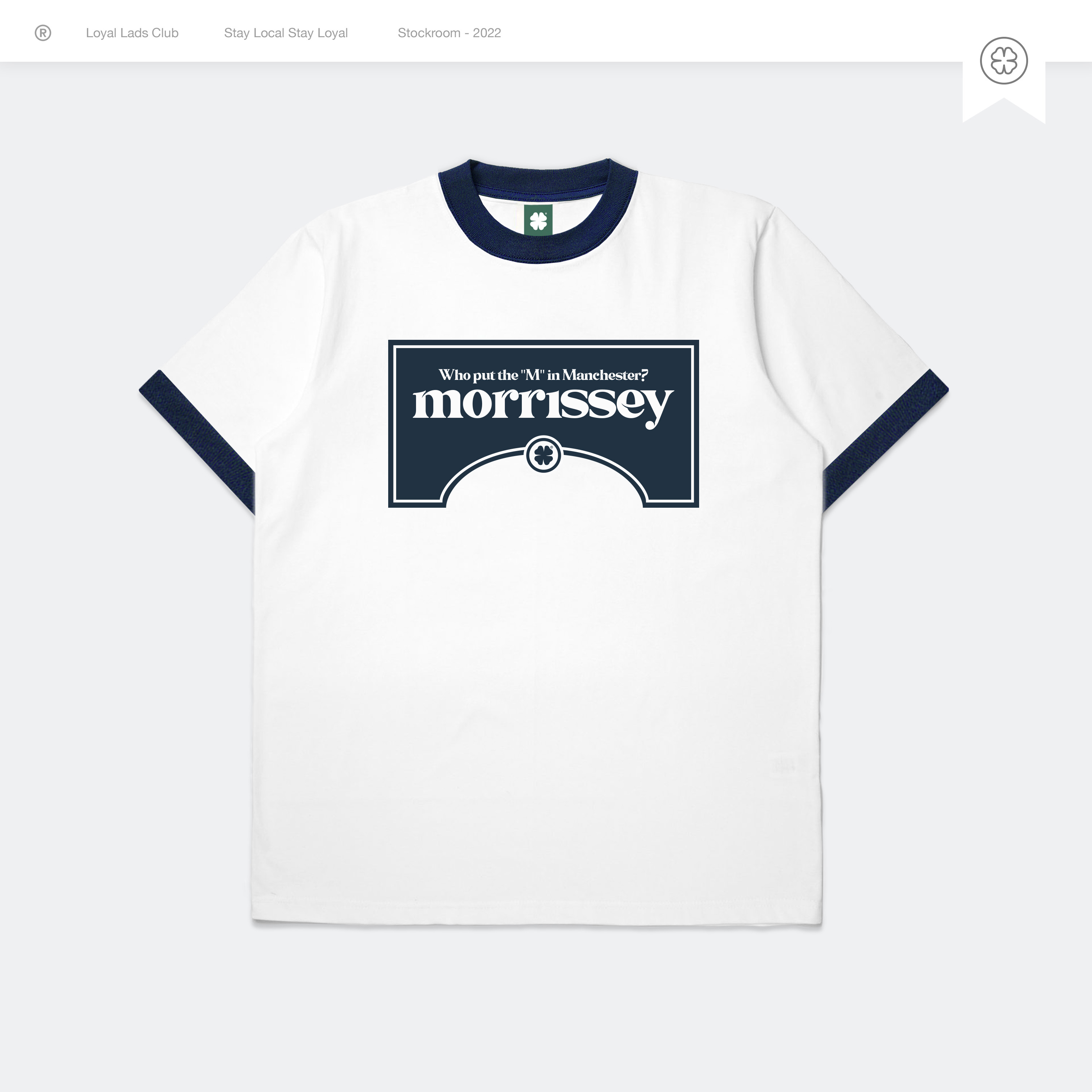 Tshirt - Morrissey White - Thumbnail 1
